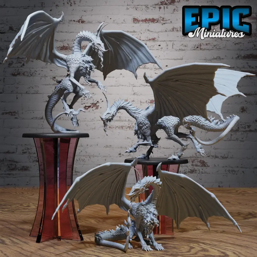 Moonstone Dragon Set