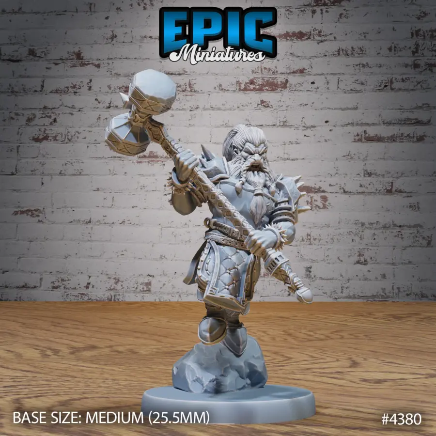 Dwarf Adventurer Cleric (Medium)