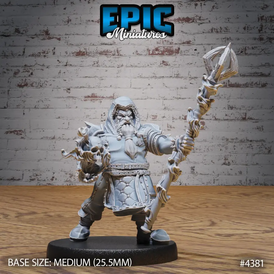 Dwarf Adventurer Warlock (Medium)