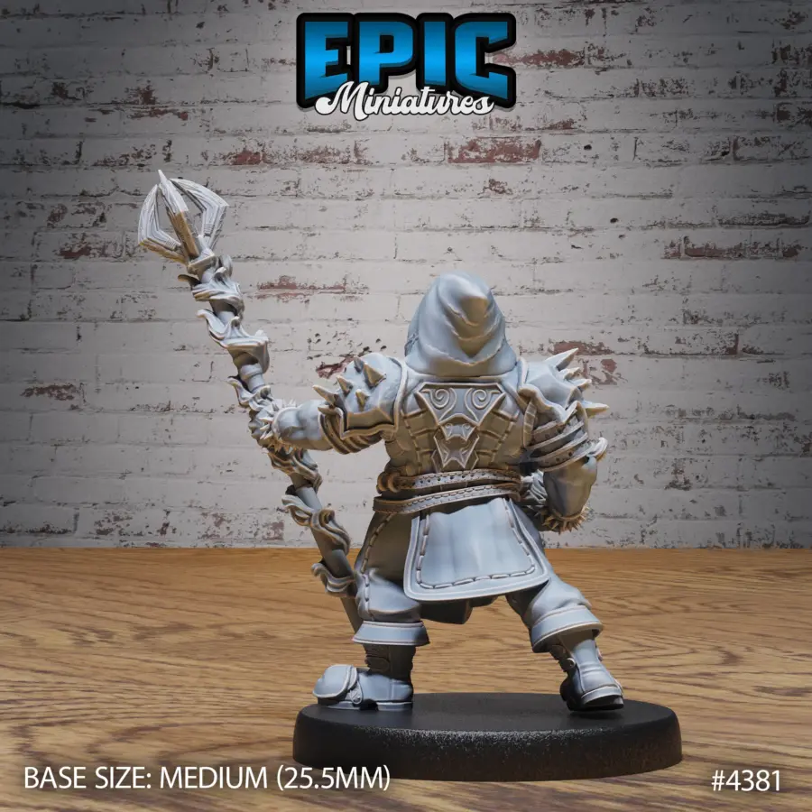Dwarf Adventurer Fighter / Dwarf Adventurer Cleric / Dwarf Adventurer Warlock Set - Image 7
