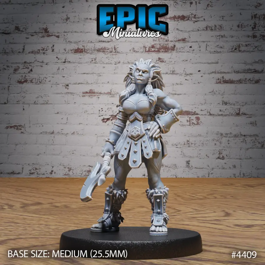 Half Orc Fighter Female (Medium)