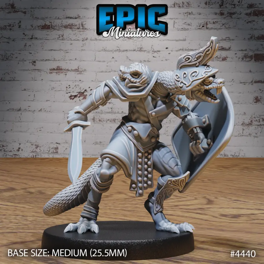 Serpent Folk Gladiator (Medium)