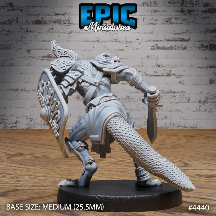 Serpent Folk Gladiator (Medium) - Image 2