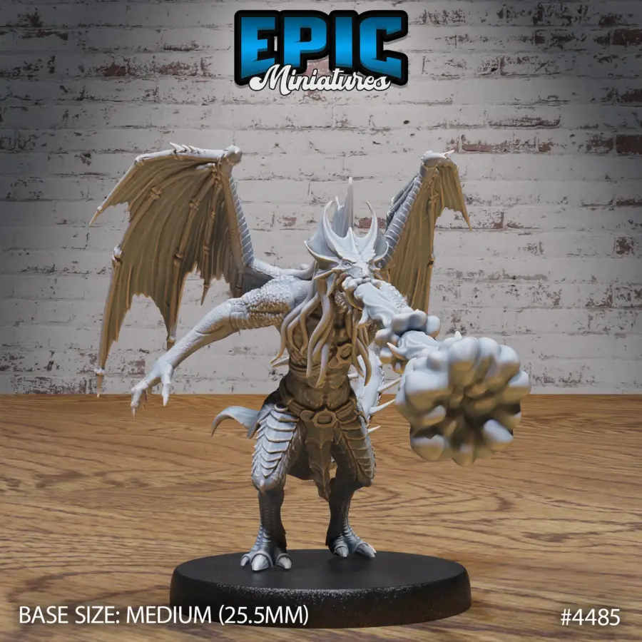 Draconic Demon Brass Firebreath (Medium)