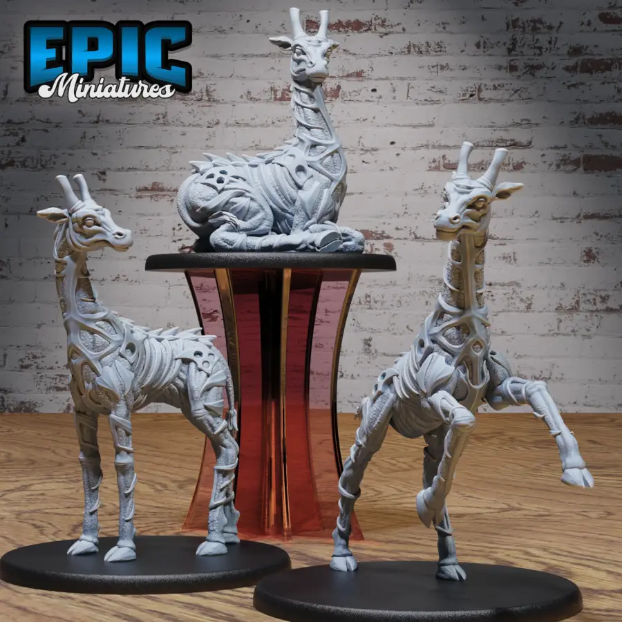 Giraffe Exo Skeleton Set