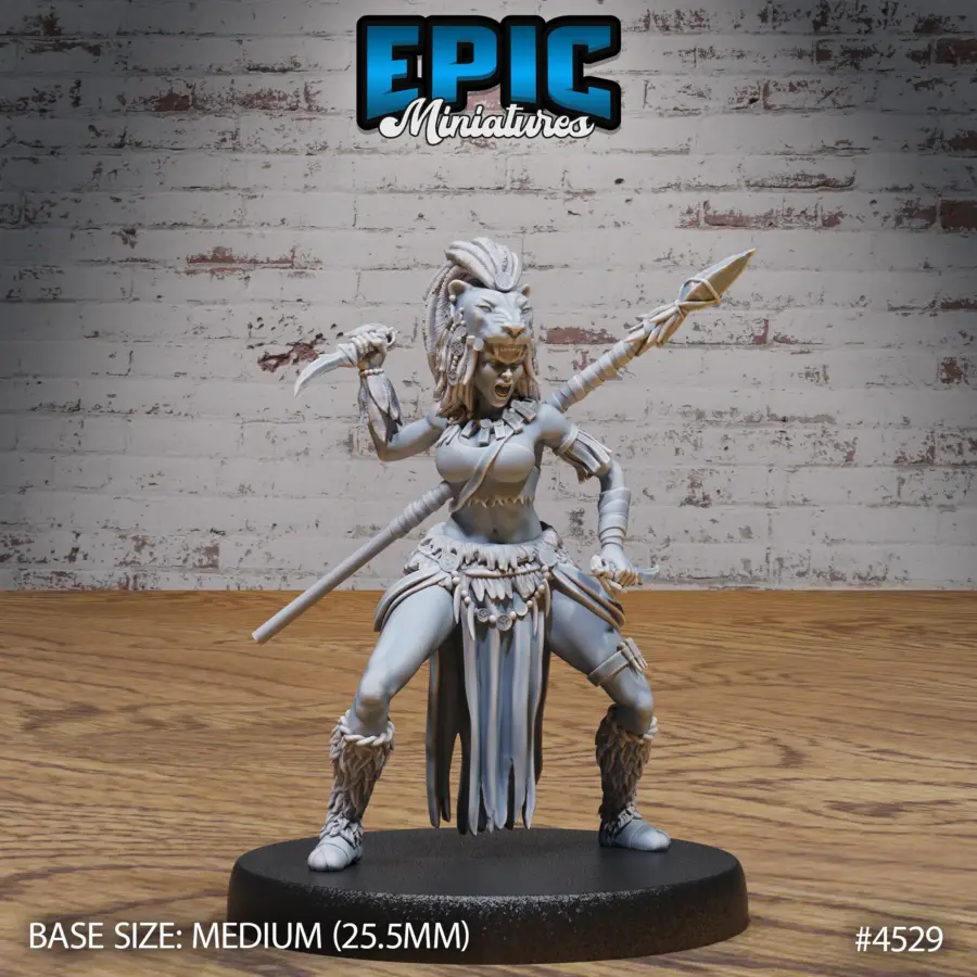 Lion Huntress Attack (Medium)