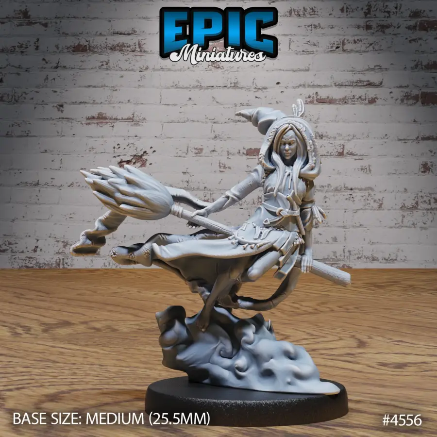 Tribe Green Witch Flying (Medium)