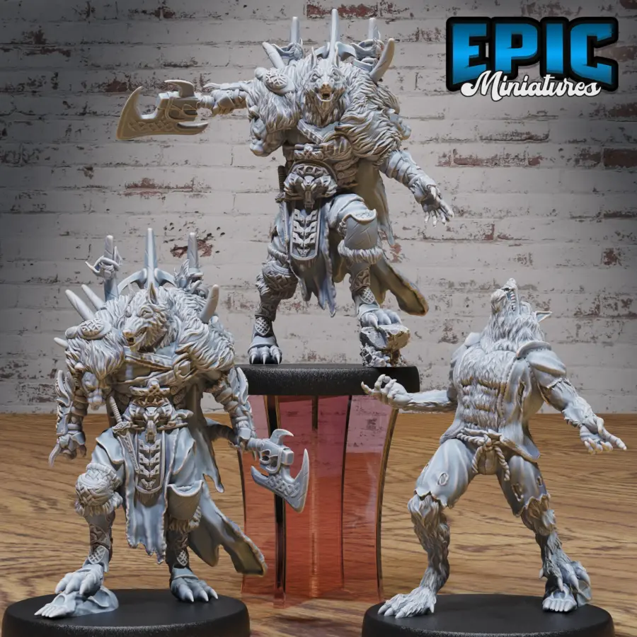 Werewolf Classic / Werewolf Beast King / Werewolf Beast King Attacking Set