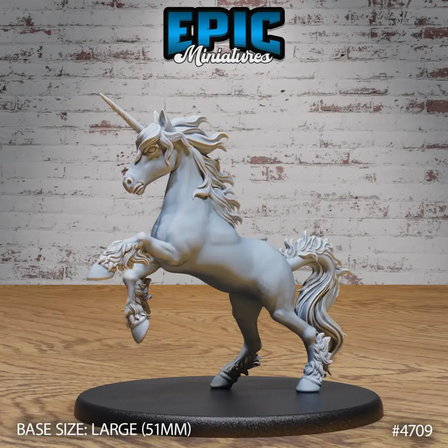 Unicorn Classic (Large) - 2 Variations / Unicorn Classic Resting (Large) - 2 Variations / Unicorn Classic Mount Set - Image 2