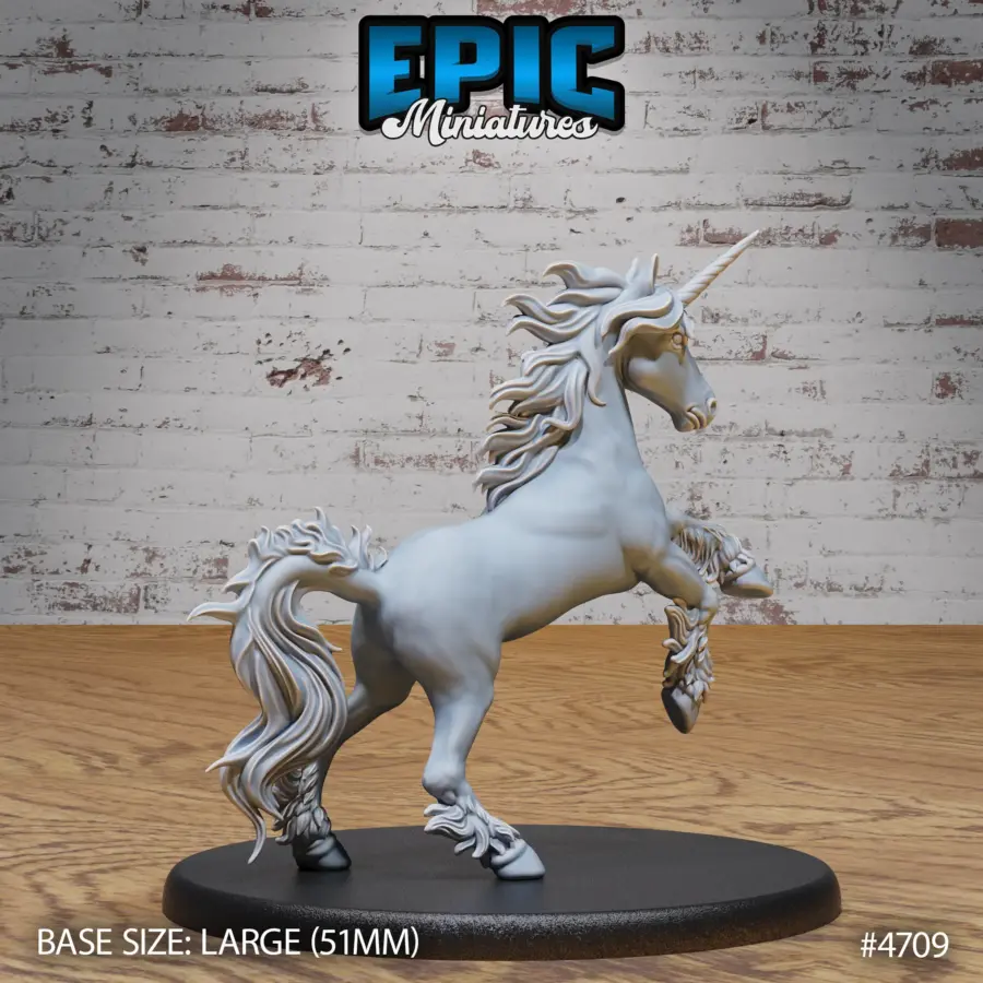 Unicorn Classic (Large) - 2 Variations / Unicorn Classic Resting (Large) - 2 Variations / Unicorn Classic Mount Set - Image 3