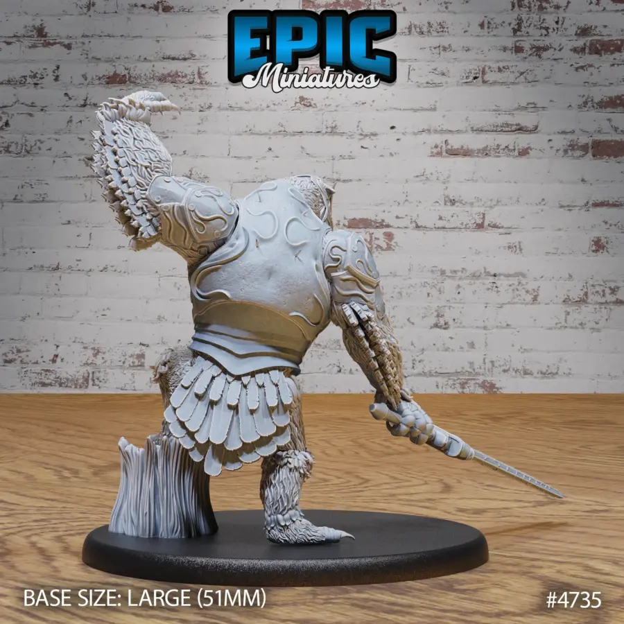 Fabled Owl Bear Knight (Large) - Image 2
