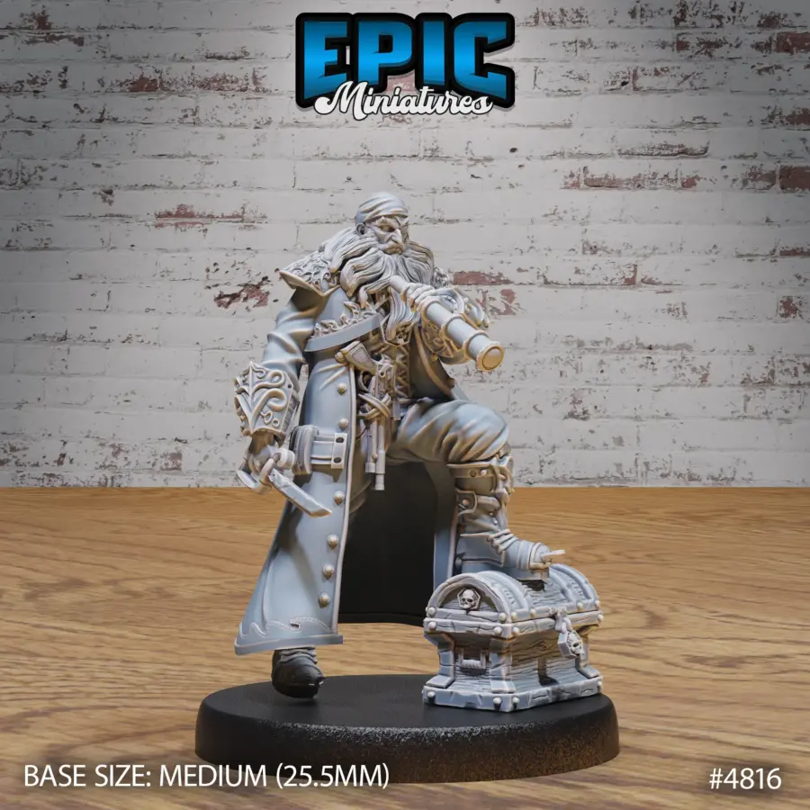 Pirate Captain Barbarossa Chest (Medium)