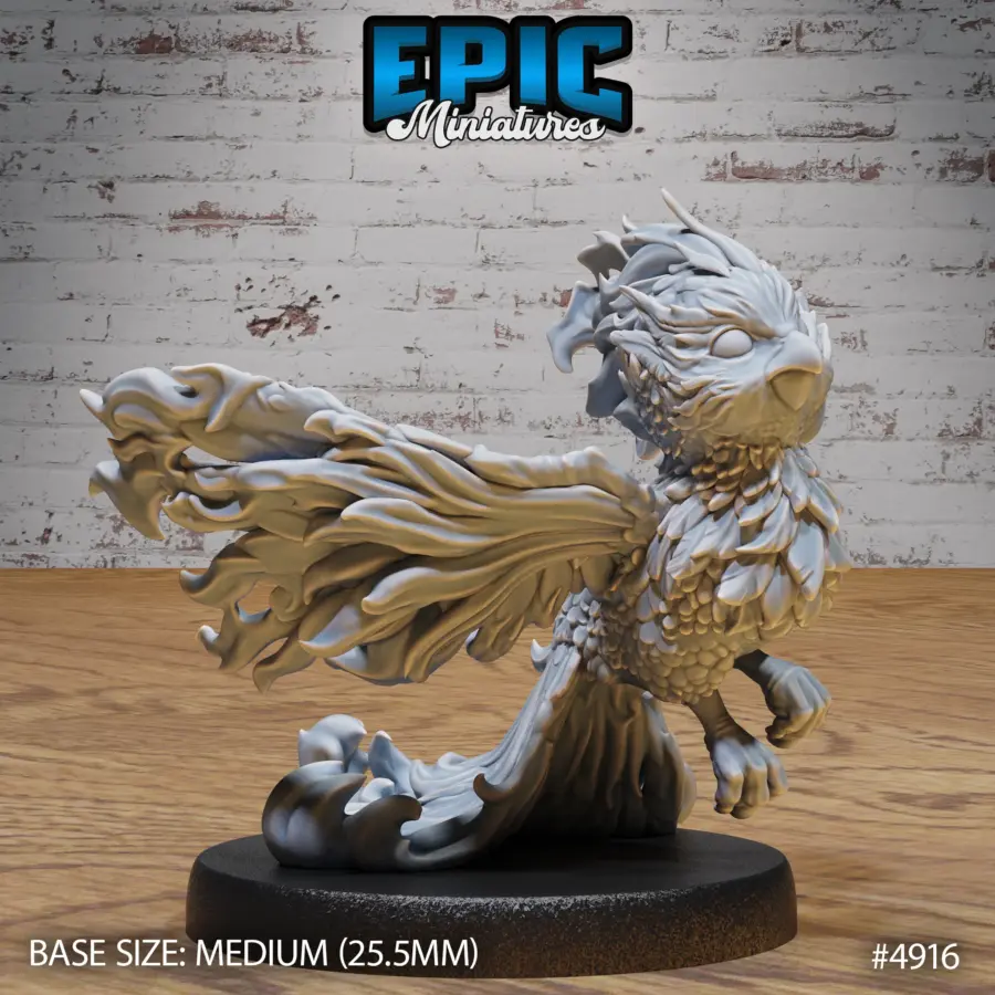 Phoenix Hatchling Flying (Medium)