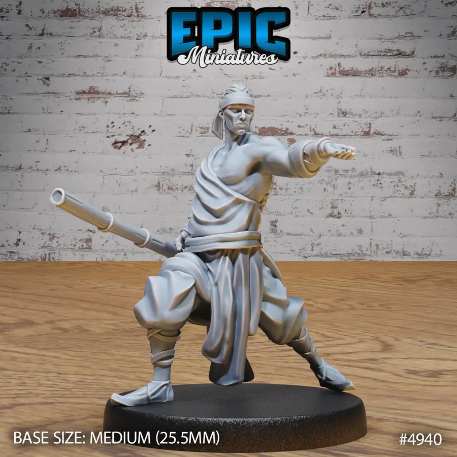 Martial Arts Monk Provoke (Medium)