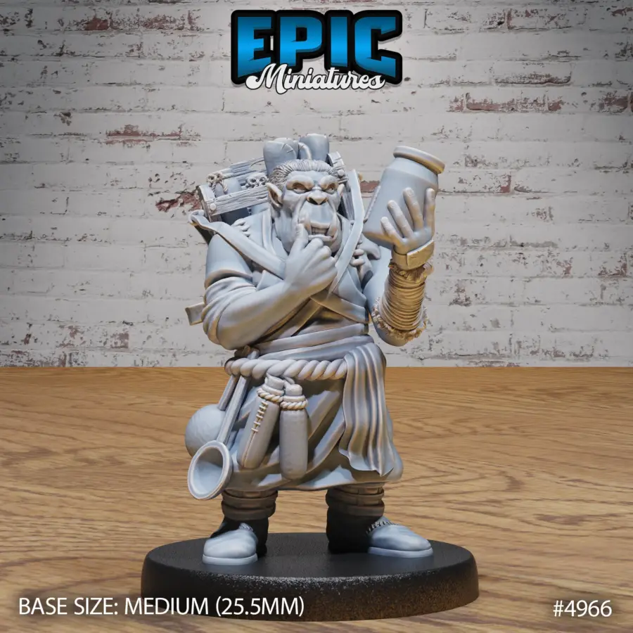 Gray Orc Alchemist (Medium)