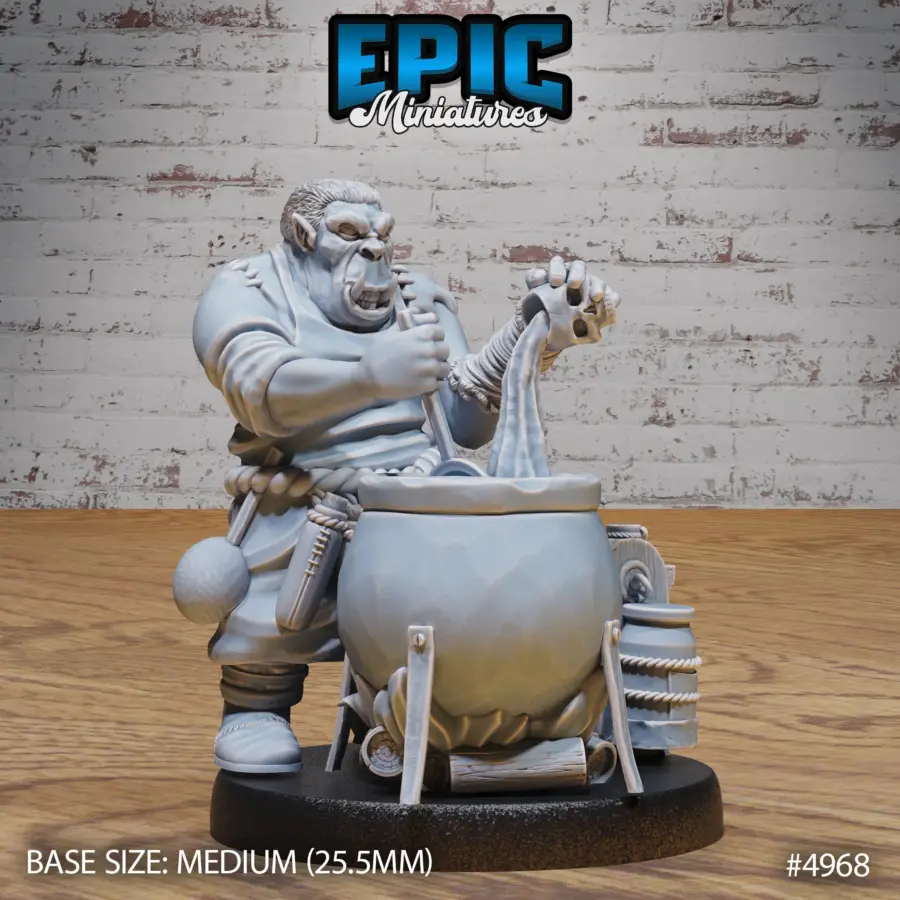 Gray Orc Alchemist Cook (Medium)