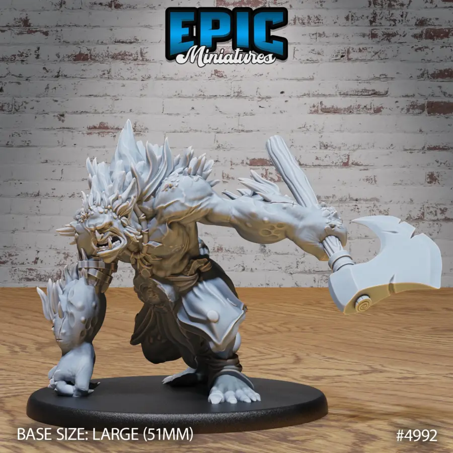 Savage Troll Kneel (Large)