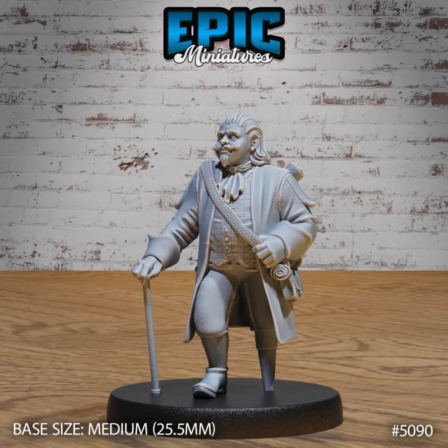 Halfling Ship Captain (Medium)