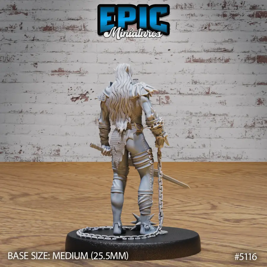 Half-Drow Slave Master (Medium) - Image 2