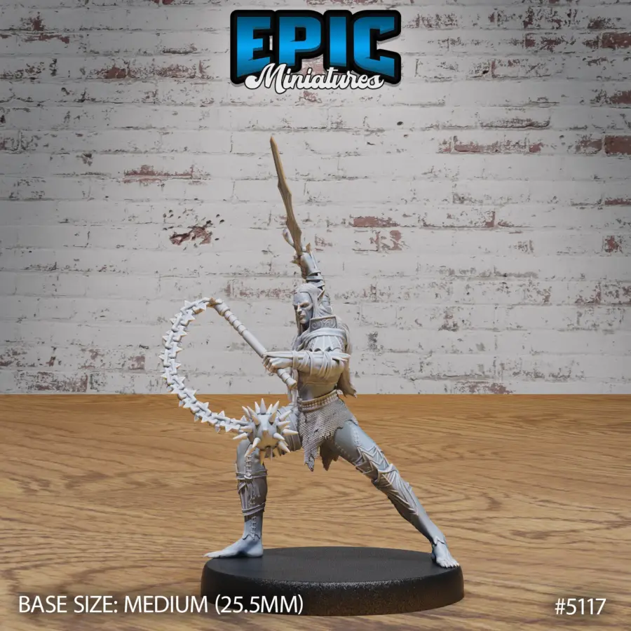 Half-Drow Slave Master Attack (Medium)