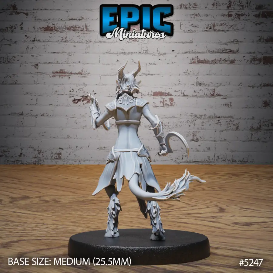Satyr Tiefling Female Scythe (Medium) - Image 2