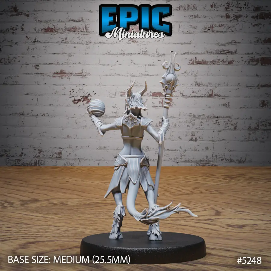 Satyr Tiefling Female Warlock (Medium) - Image 2