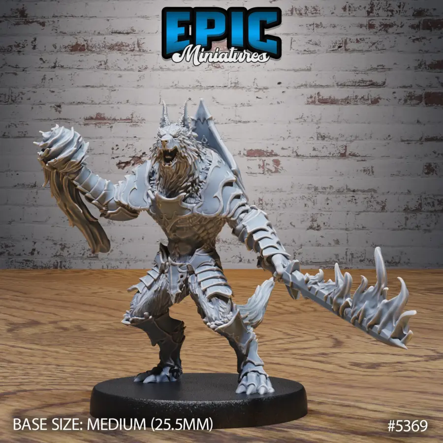 Werewolf Warrior (Medium)