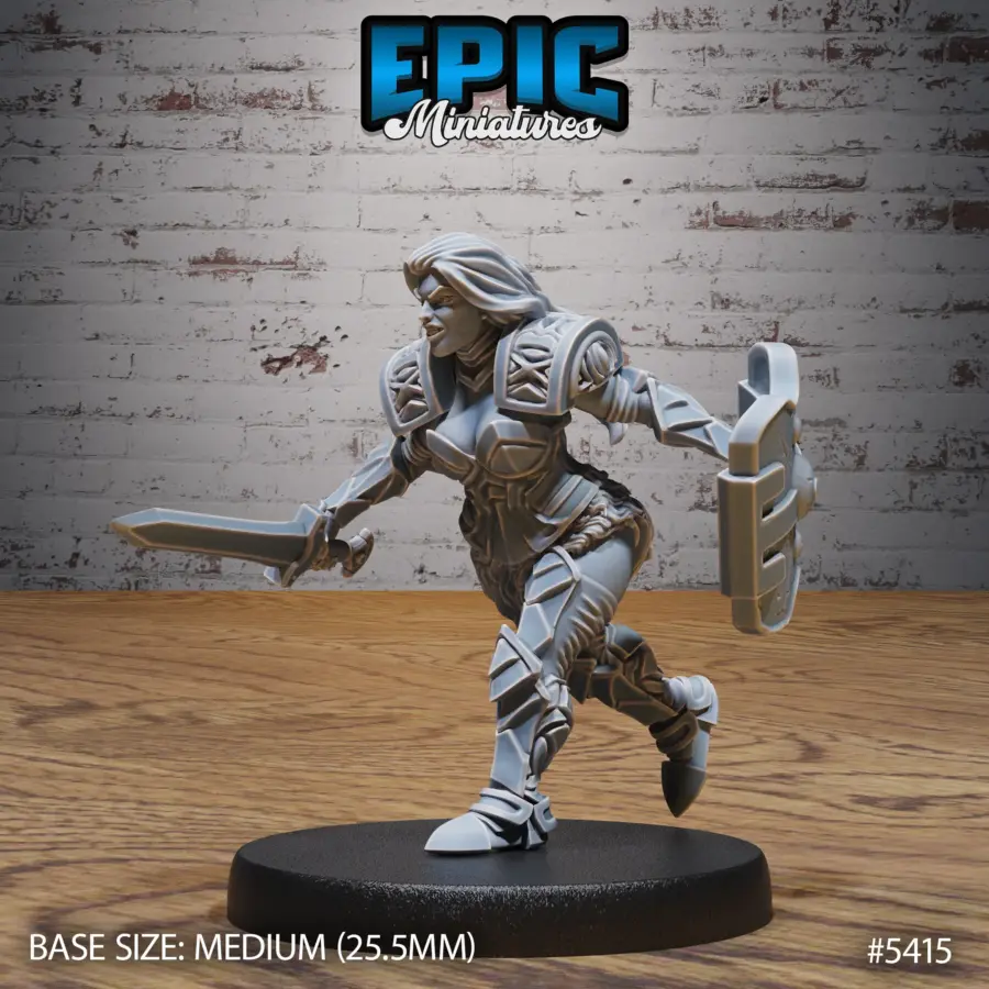 Dwarf Female Bandit Chase (Medium)