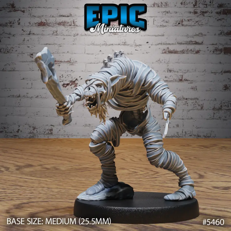 Gnoll Mummy Attack (Medium)