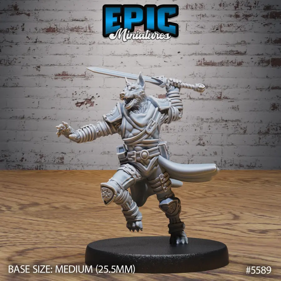 Dog Folk Adventurer Attack (Medium)