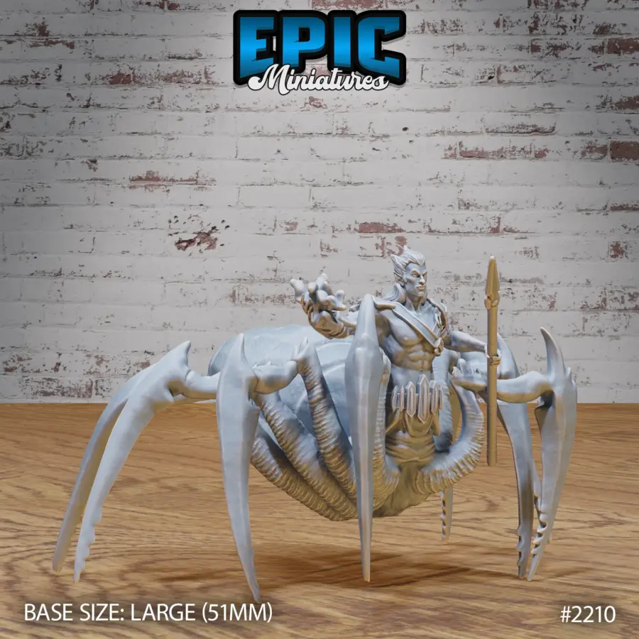 Dark Elf Spider Mage (Large)
