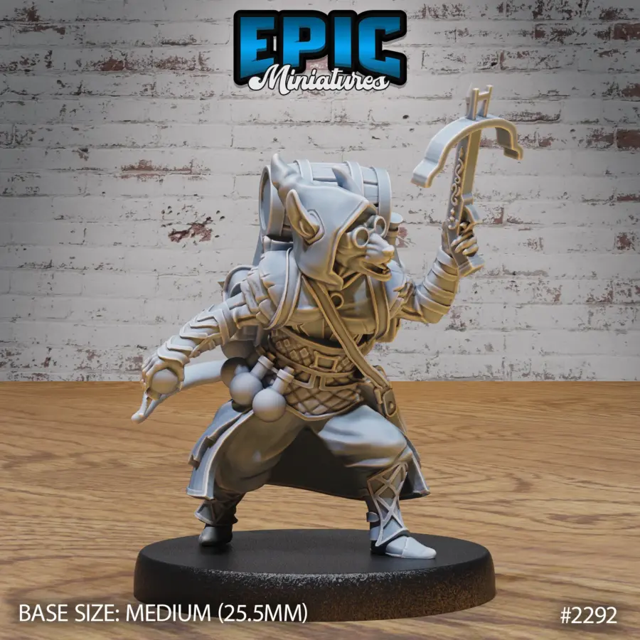 Rat Folk Alchemist Crossbow & Bomb (Medium)