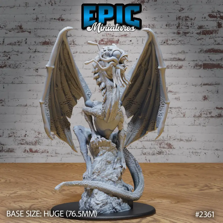 Jabberwock Dragon Climbing (Huge)