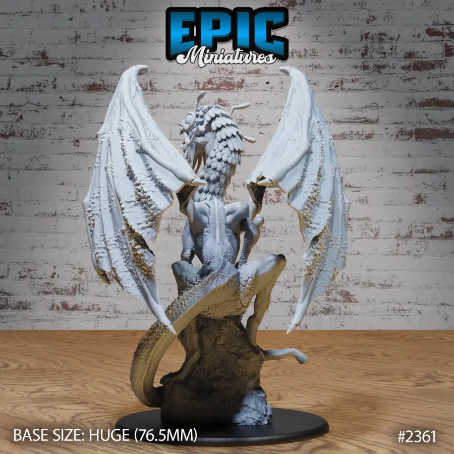 Jabberwock Dragon Climbing (Huge) - Image 2