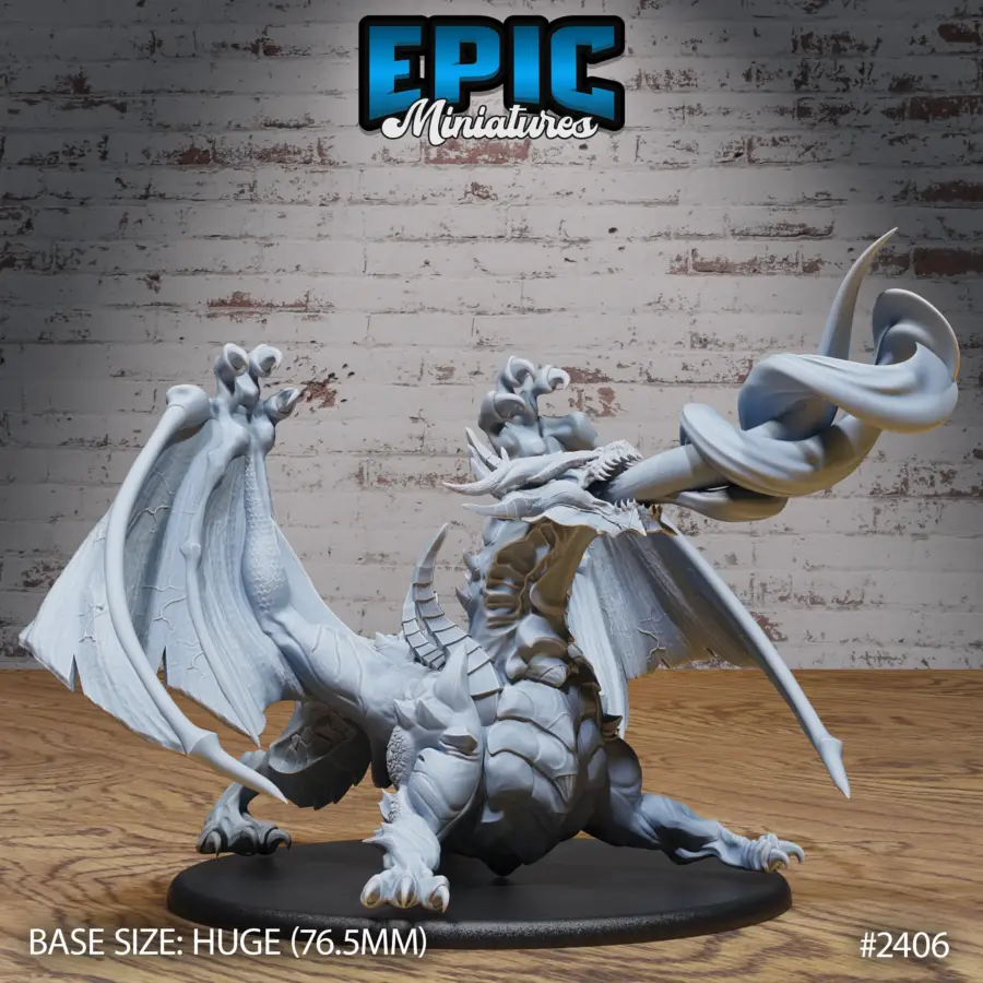 Gray Dragon Breath Attack (Huge)