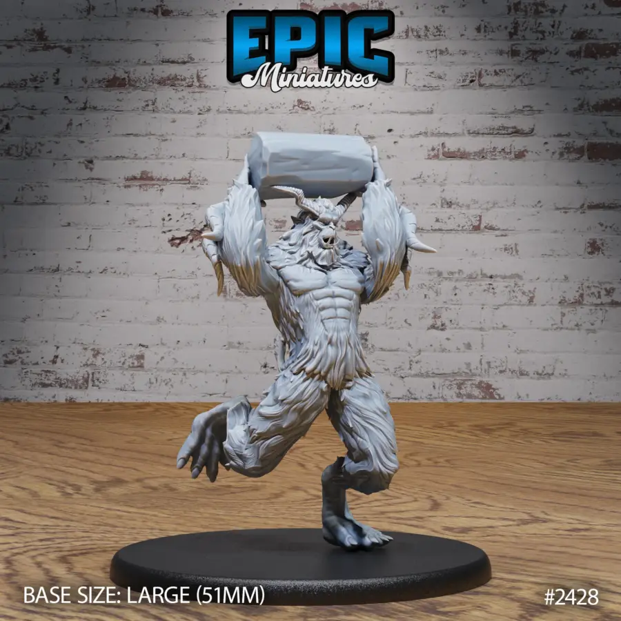Big Foot Yeti Throw (Large)