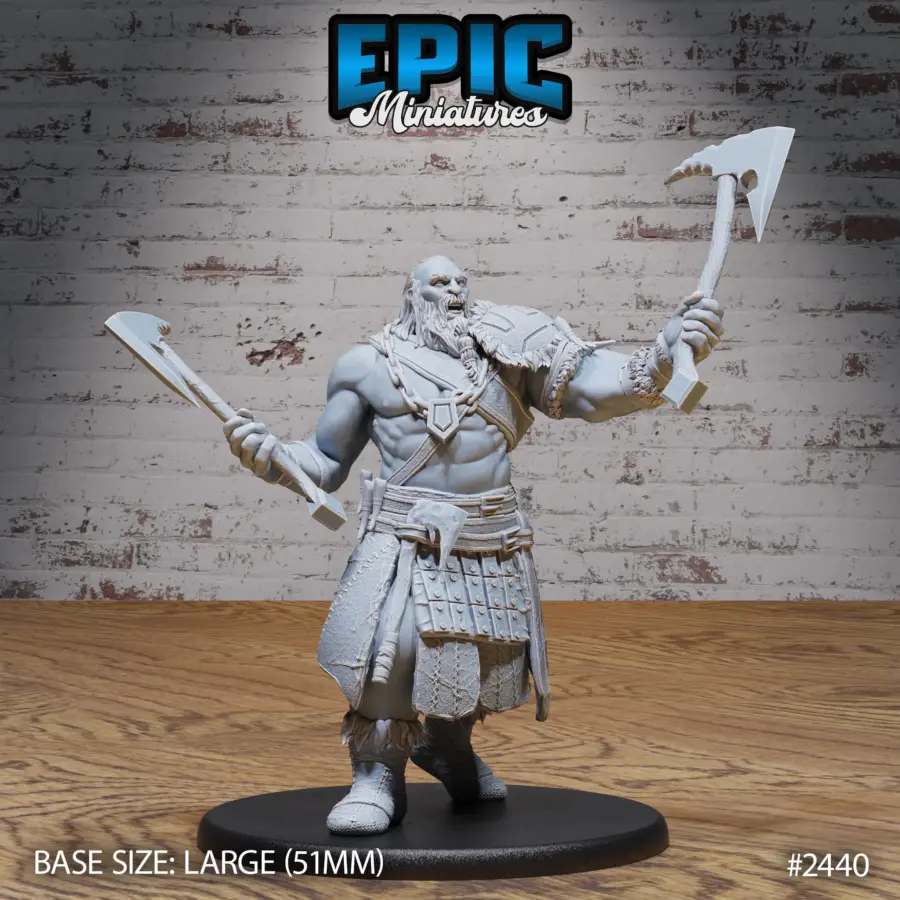 Half Frost Giant Axe (Large)