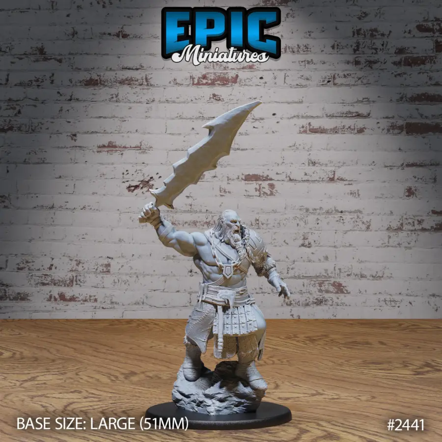 Half Frost Giant Attacking (Large)