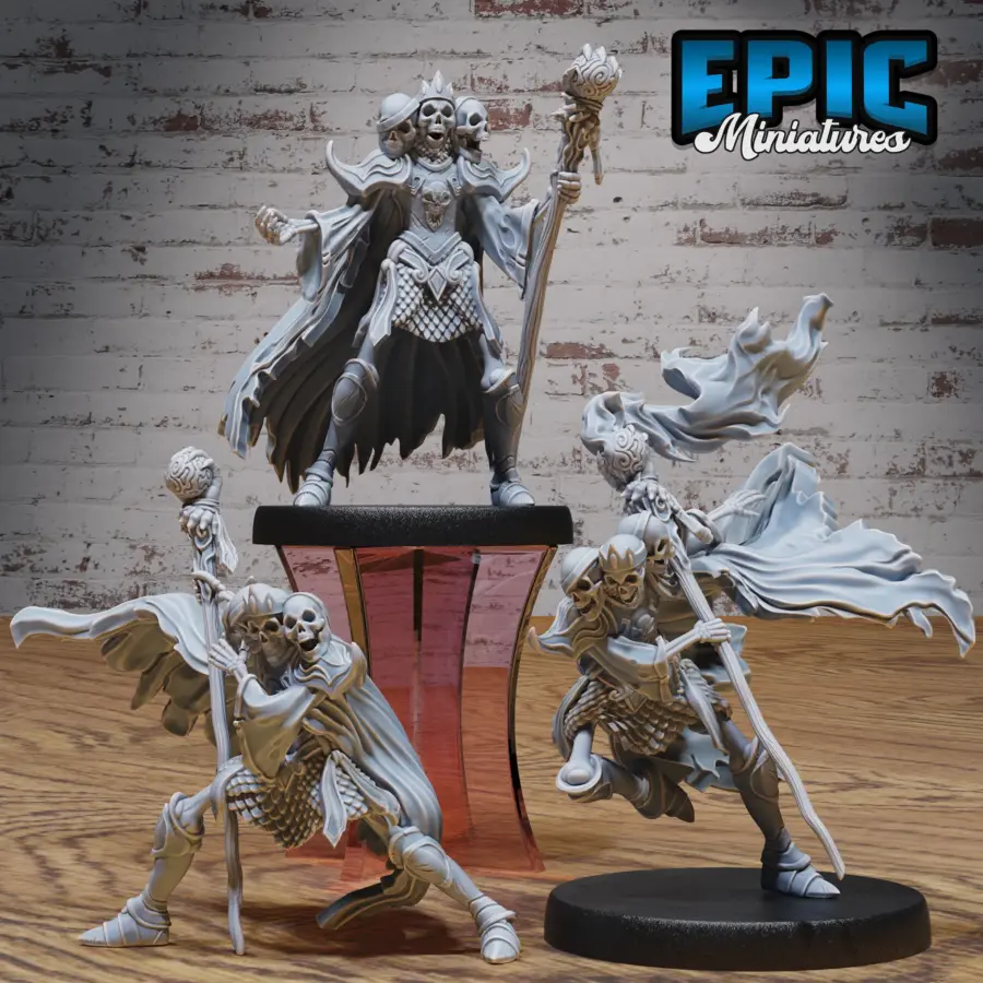 Skeleton Skull King Set