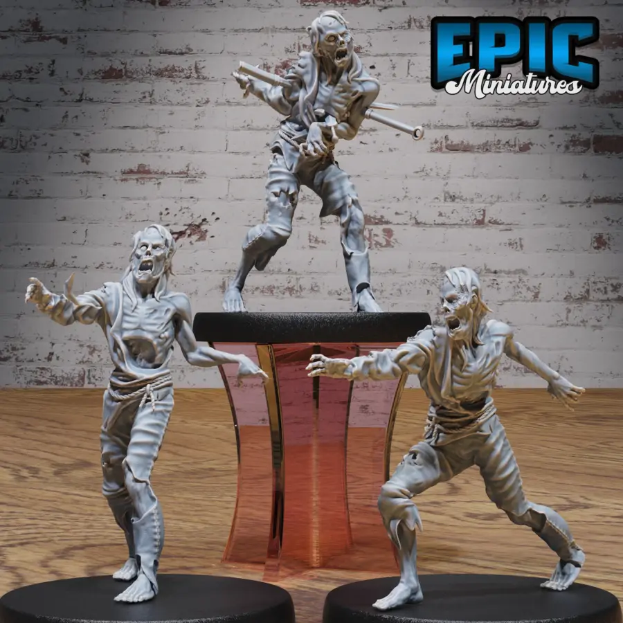 Rotting Zombie Male Set