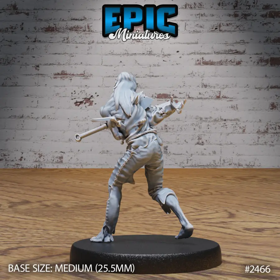 Rotting Zombie Male Stabbed (Medium) - Image 2