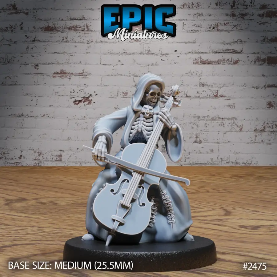 Skeleton Musician Cello (Medium)