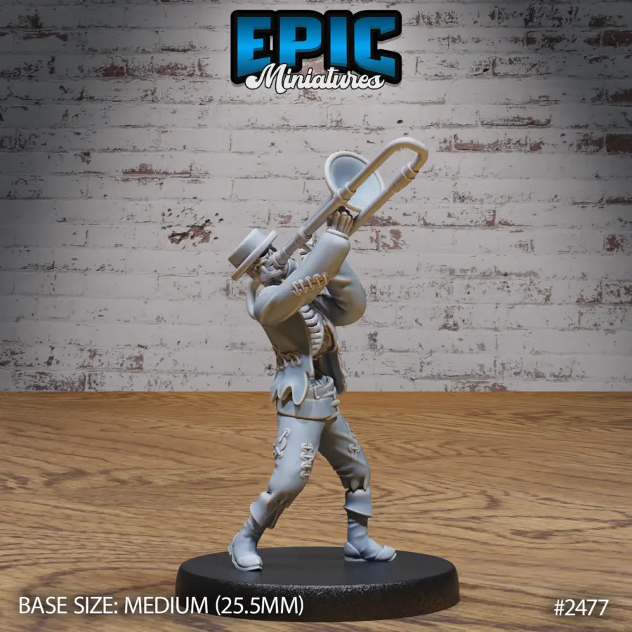 Skeleton Musician Trombone (Medium)