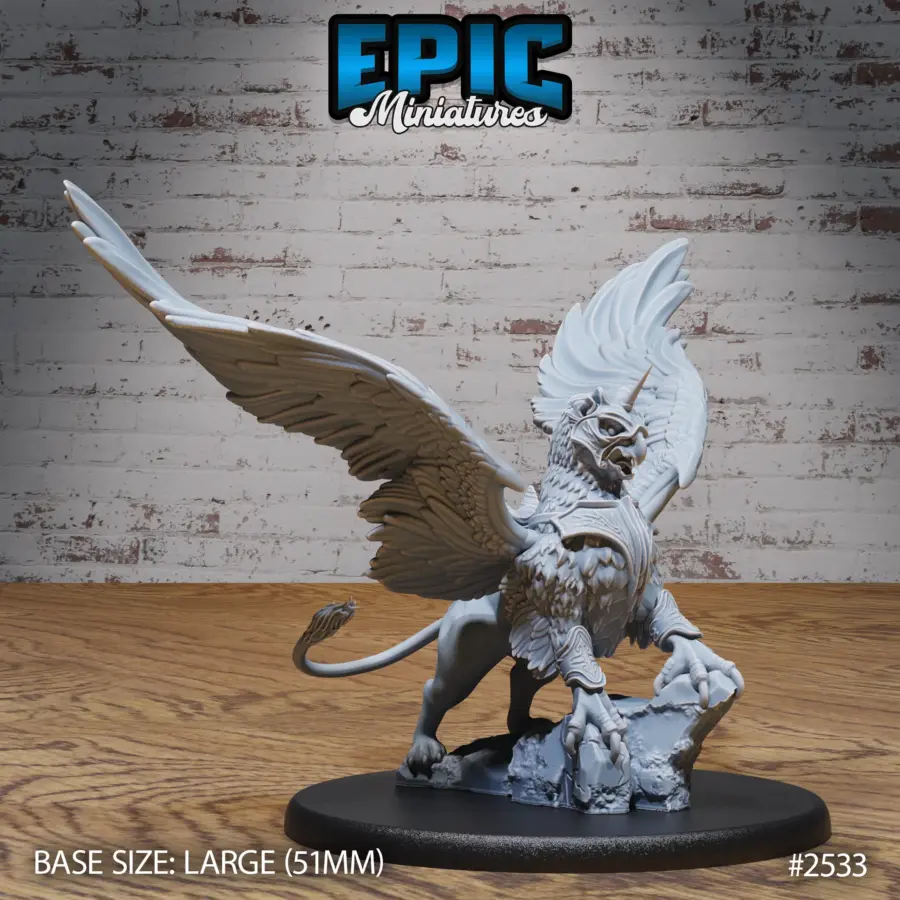 Griffin Armored Mount - 2 Variations (Large)