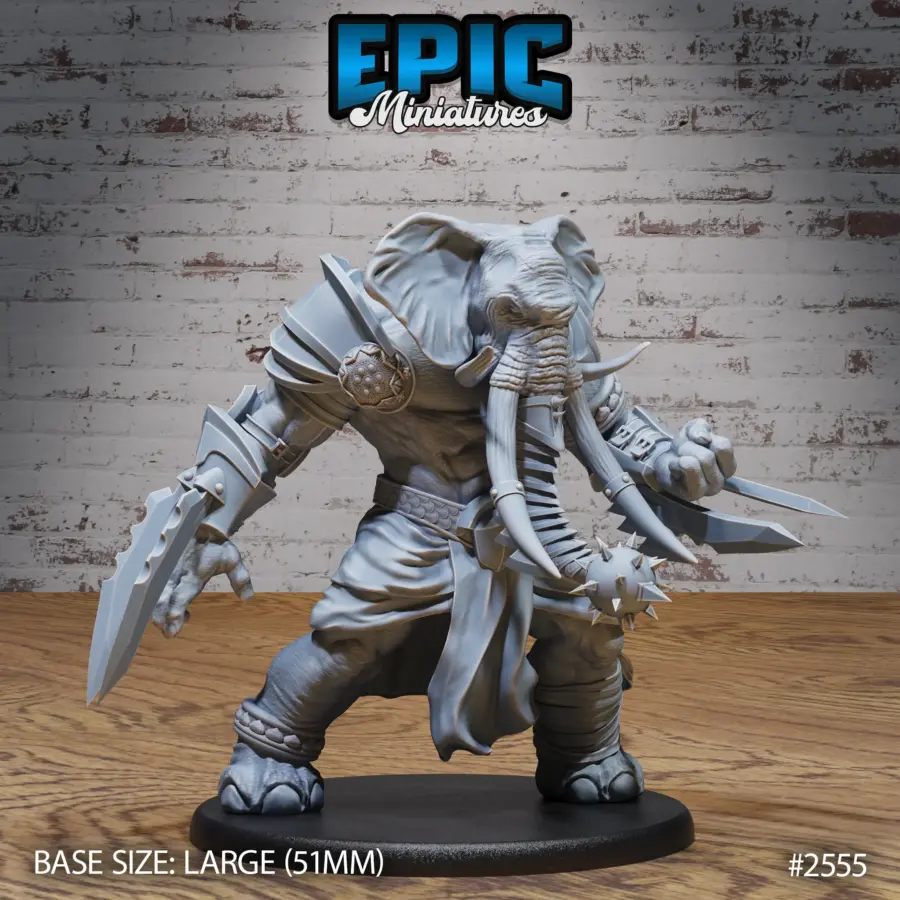 Elephant Folk Barbarian Set - Image 2