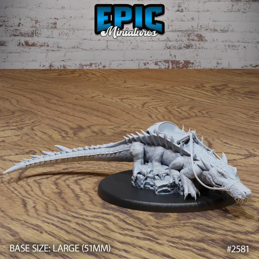 River Crocodile / River Crocodile Mount / River Crocodile Attacking Set - Image 2