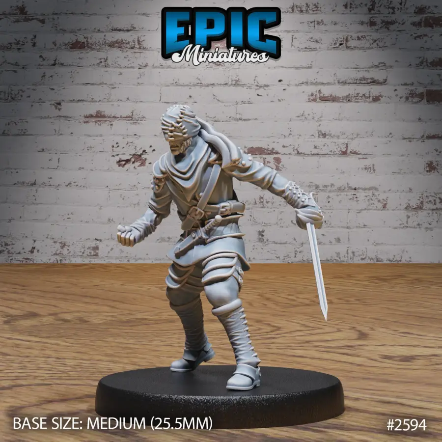 Vampire Assassin Angry (Medium)