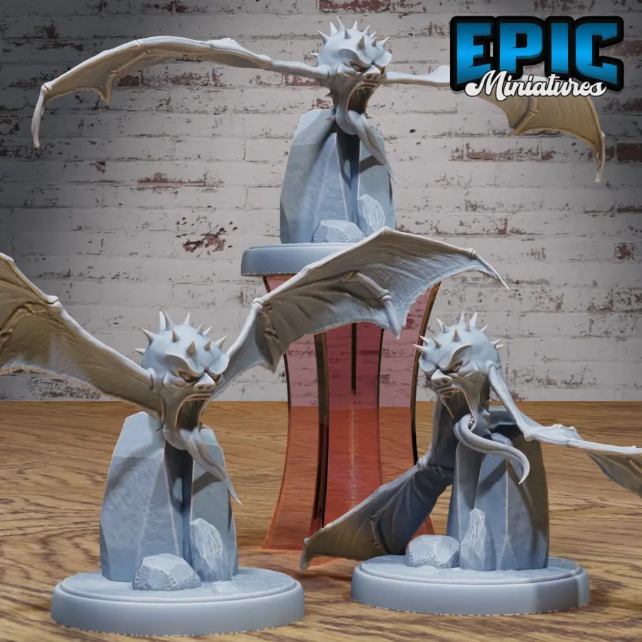 Flying Head Hungry - 3 Variations / Flying Head Crazy - 3 Variations / Flying Head Spiky - 3 Variations Set