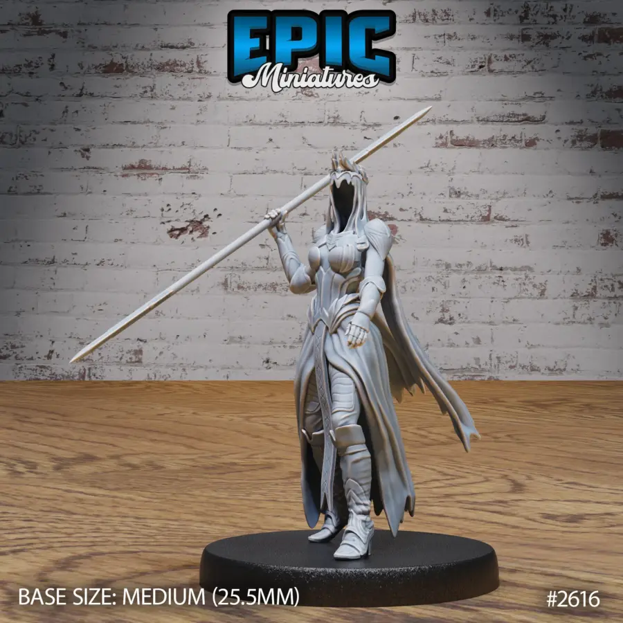 Wraith Female Spear - 2 Variations (Medium)