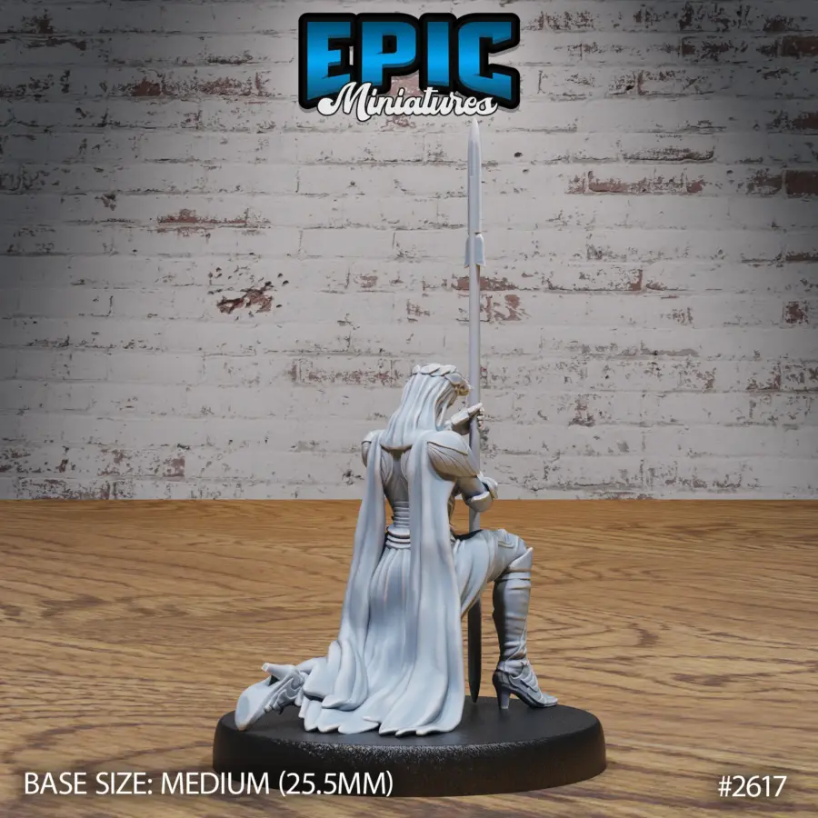 Wraith Female Kneeling - 2 Variations (Medium) - Image 2